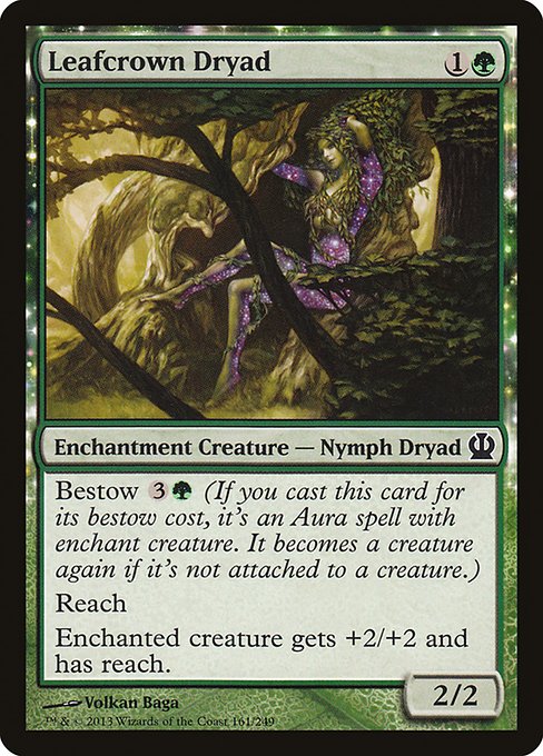 Leafcrown Dryad (Theros #161)