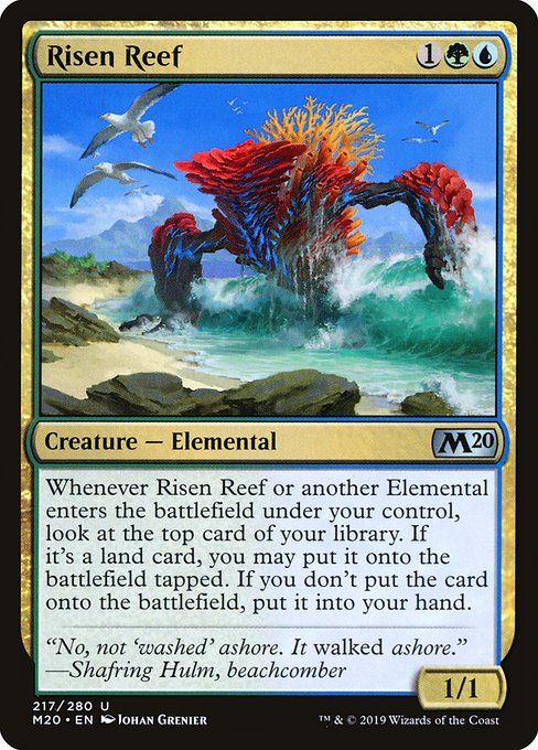 Risen Reef (Core Set 2020 #217)