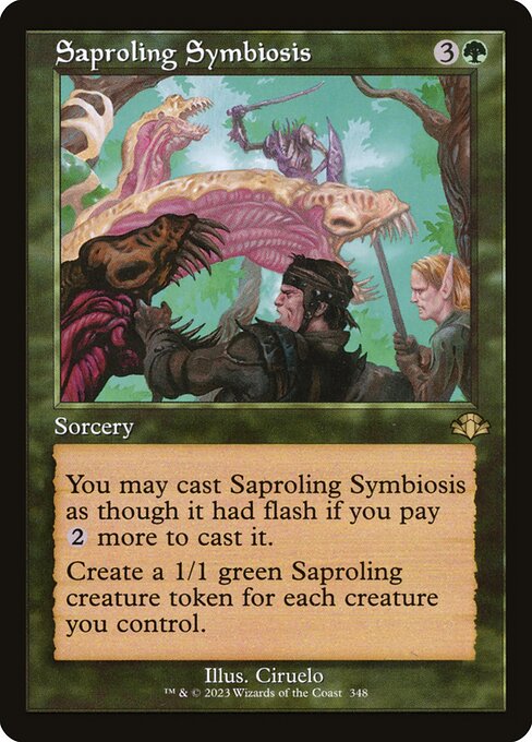 Symbiose saprobionte|Saproling Symbiosis