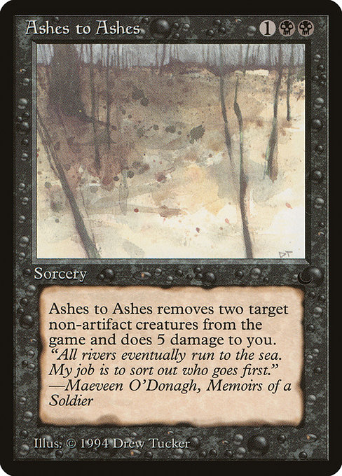 Ashes to Ashes card image