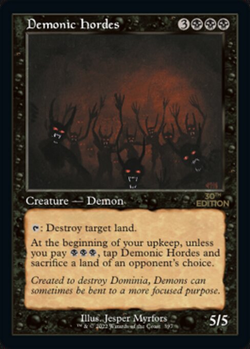 Demonic Hordes (30th Anniversary Edition #397)