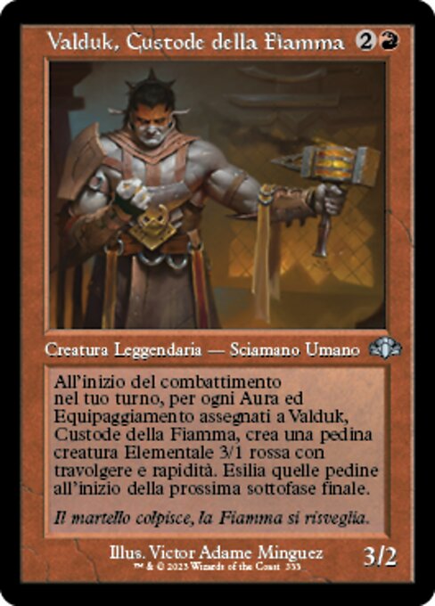 Valduk, Keeper of the Flame (Dominaria Remastered #333)