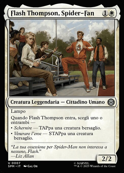 Flash Thompson, Spider-Fan