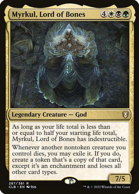 Myrkul, Lord of Bones (clb) 287 Myrkul, Lord of Bones (clb) 287