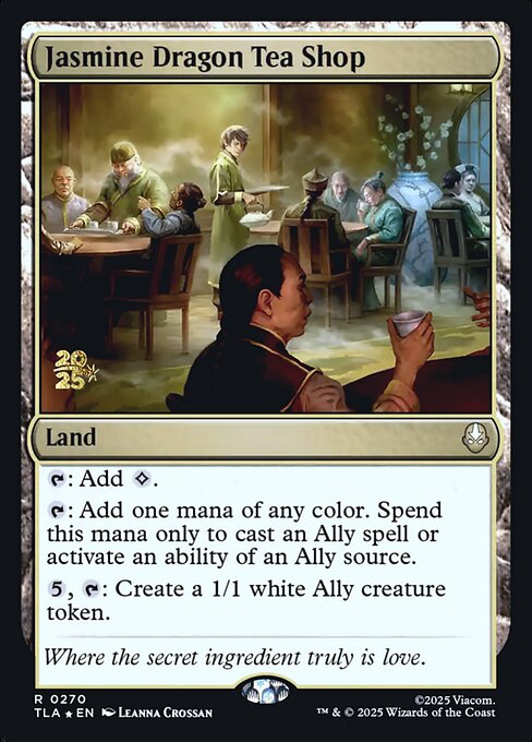 Jasmine Dragon Tea Shop magic the gathering card art