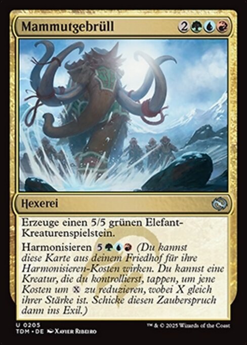 Mammutgebrüll
