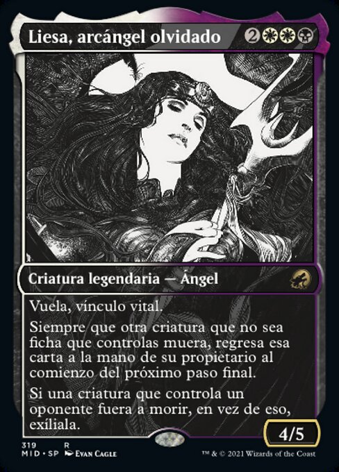 Liesa, Forgotten Archangel (Innistrad: Midnight Hunt #319)