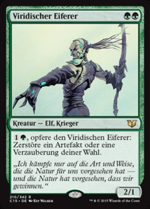 Viridian Zealot (Commander 2015 #210)