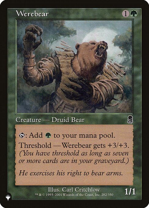 Werebear (The List)