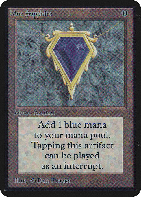 Mox Sapphire (Limited Edition Alpha #265)