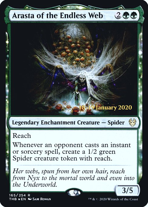 Arasta of the Endless Web (Theros Beyond Death Promos #165s)