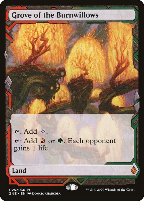 Grove of the Burnwillows (Zendikar Rising Expeditions #25)