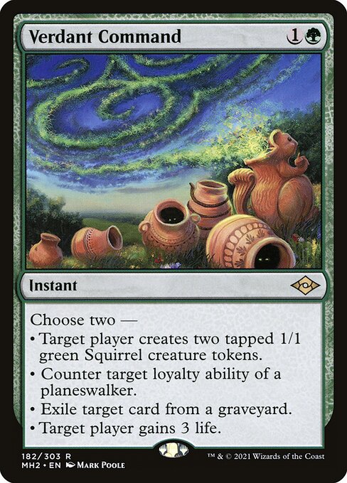 Verdant Command (Modern Horizons 2 #182)