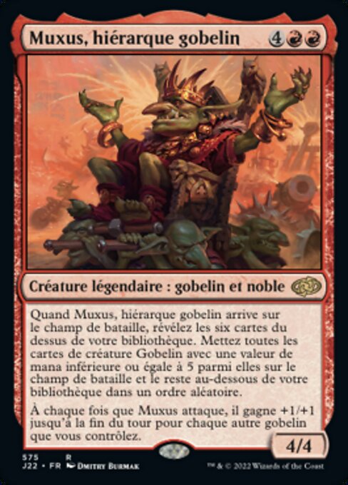 Muxus, Goblin Grandee (Jumpstart 2022 #575)