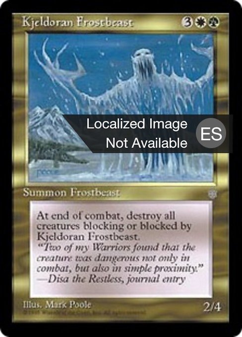 Kjeldoran Frostbeast (Ice Age #296)