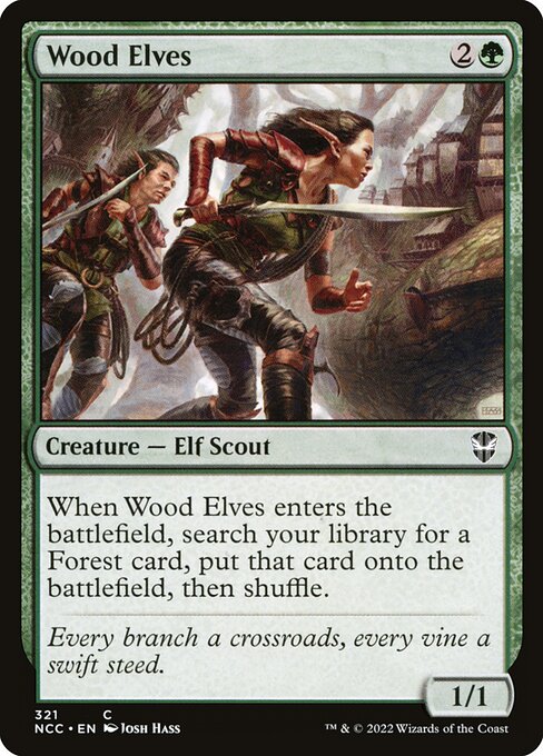 Wood Elves (New Capenna Commander #321)
