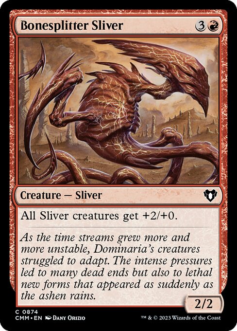 Bonesplitter Sliver (Commander Masters #874)