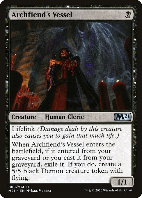 Archfiend's Vessel (Core Set 2021 #88)