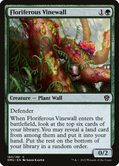 Floriferous Vinewall card image