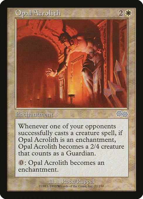 Opal Acrolith (Urza's Saga #22)
