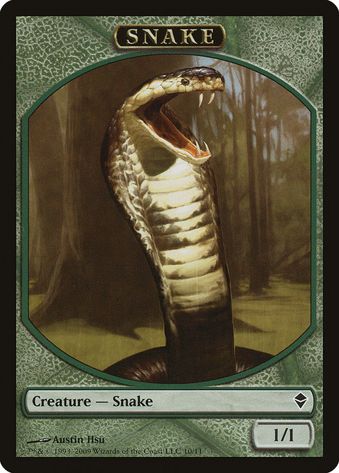 Snake (Zendikar Tokens #10)