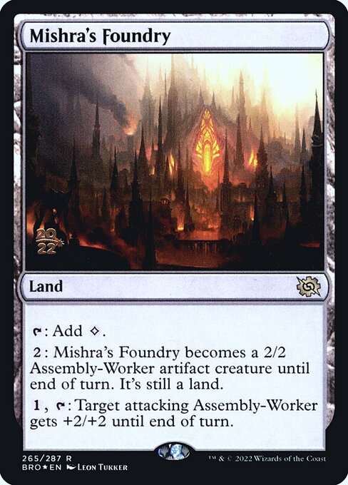 Mishra's Foundry (The Brothers' War Promos #265s)