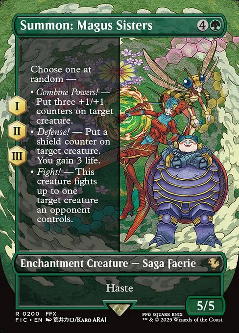 Summon: Magus Sisters (Final Fantasy Commander #200)