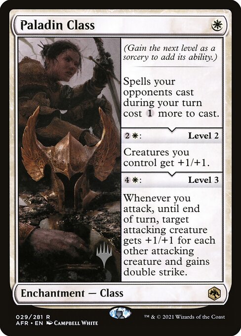 Paladin Class (Adventures in the Forgotten Realms Promos #29p)