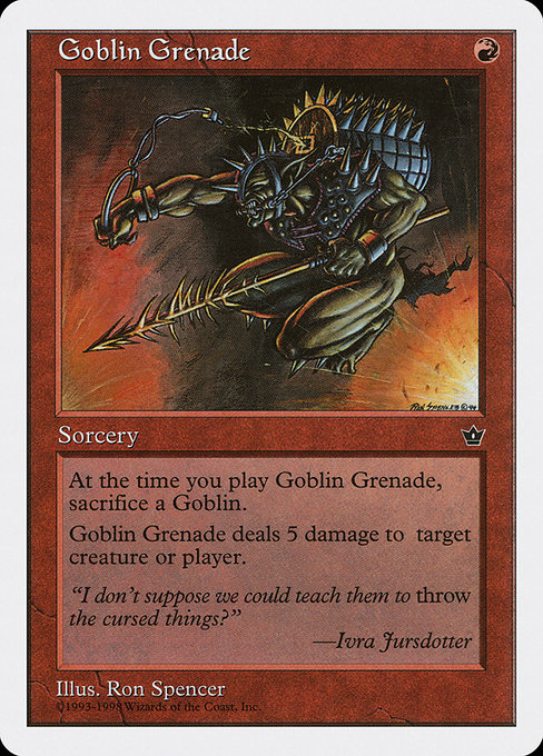 Grenade gobeline|Goblin Grenade