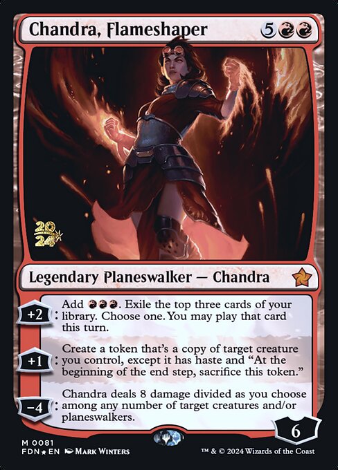 Chandra, Flameshaper (Foundations Promos #81s)