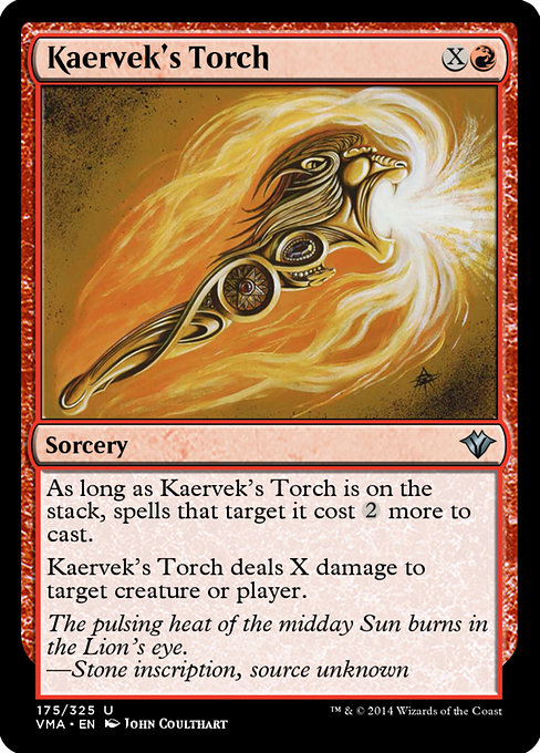 Kaervek's Torch (Vintage Masters #175)