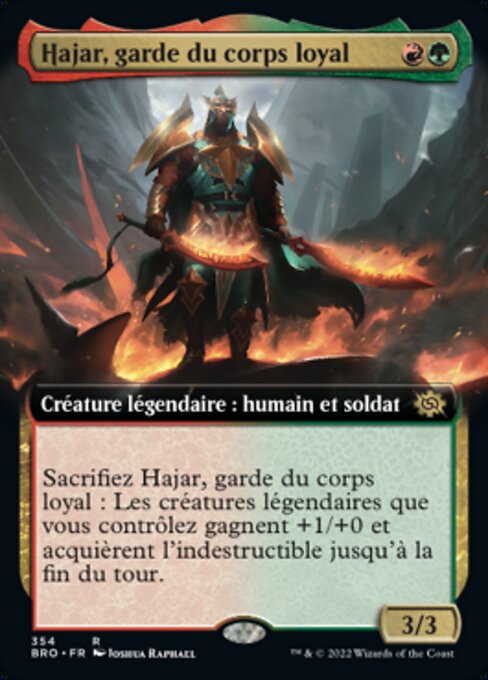 Hajar, Loyal Bodyguard (The Brothers' War #354)