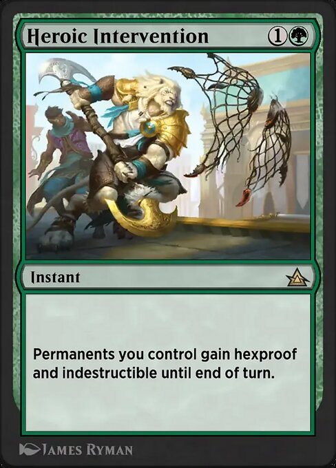 Heroic Intervention magic the gathering card art