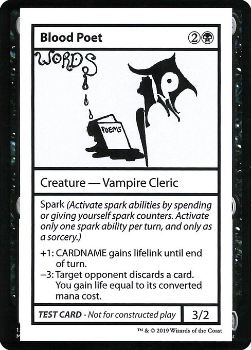Blood Poet (Mystery Booster Playtest Cards 2021 #34)