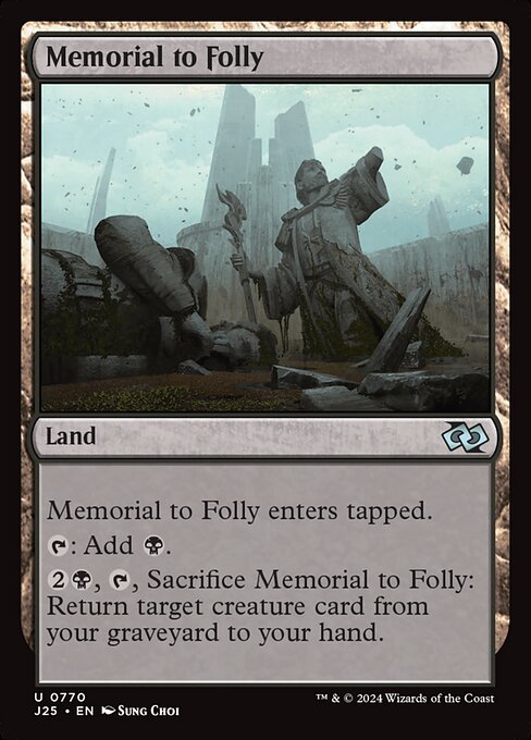 Memorial to Folly (Foundations Jumpstart)