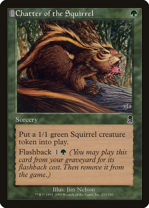 Jacasserie des écureuils|Chatter of the Squirrel