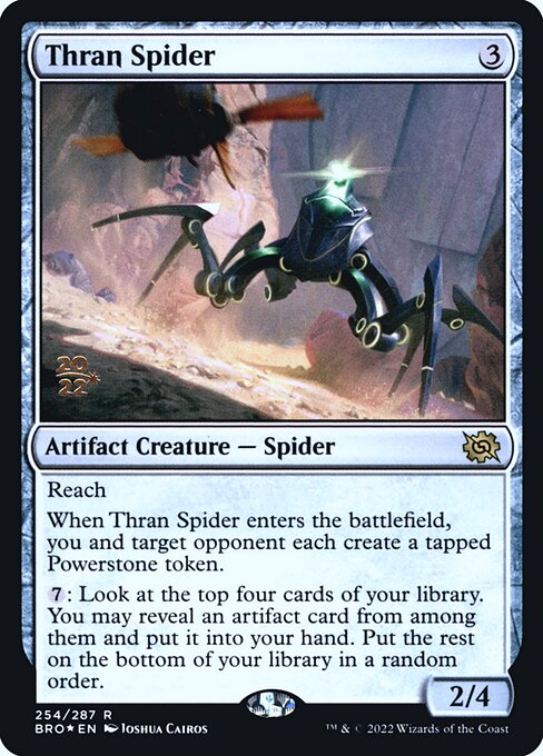 Thran Spider (The Brothers' War Promos #254s)