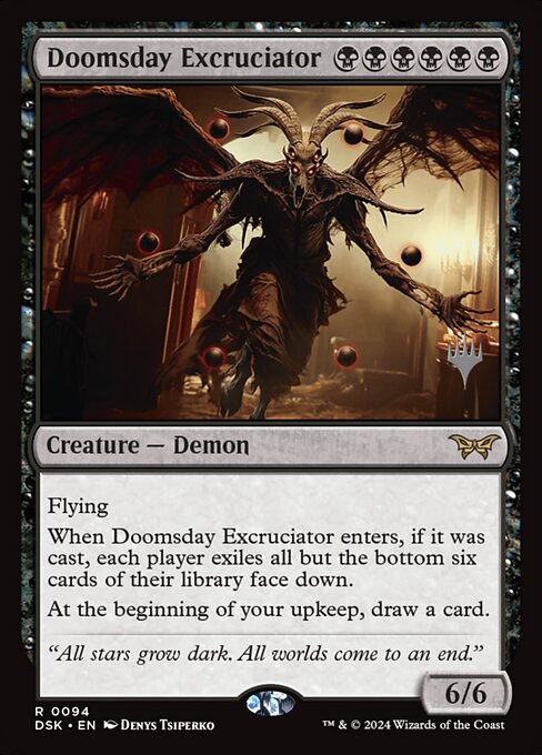 Doomsday Excruciator (Duskmourn: House of Horror Promos #94p)