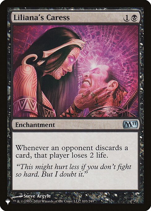 Liliana's Caress (The List)