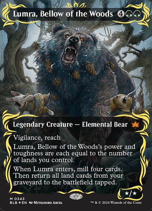 Lumra, Bellow of the Woods (Bloomburrow #343)