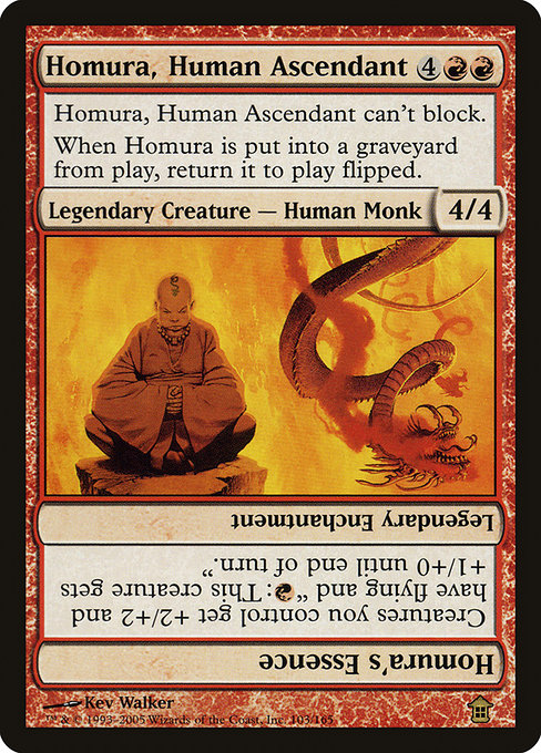 Homura, Human Ascendant // Homura's Essence (Saviors of Kamigawa #103)