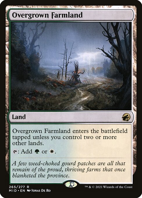 Overgrown Farmland (Innistrad: Midnight Hunt #265)