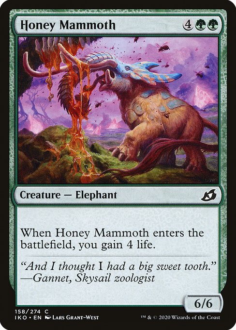 Mammouth à miel|Honey Mammoth