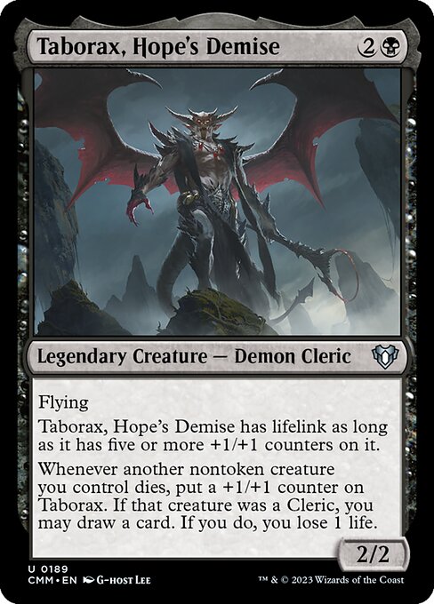 Taborax, Hope's Demise