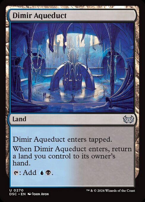 Dimir Aqueduct (Duskmourn: House of Horror Commander #270)