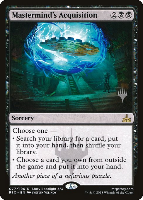Mastermind's Acquisition (Rivals of Ixalan Promos #77p)