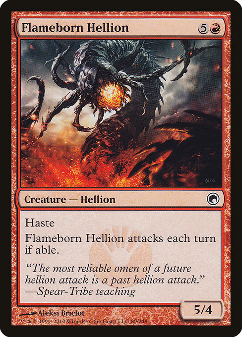 Monstruosité née des flammes|Flameborn Hellion