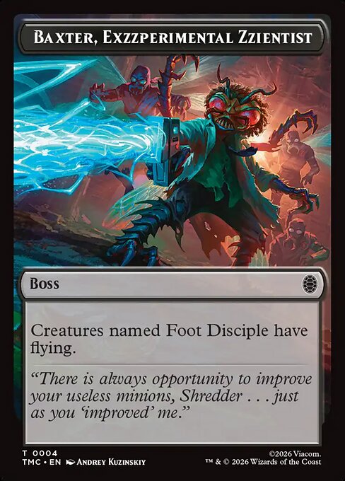 Baxter, Exzzperimental Zzientist magic the gathering card art