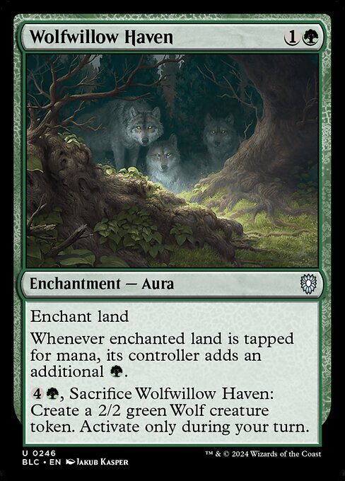 Wolfwillow Haven (Bloomburrow Commander #246)