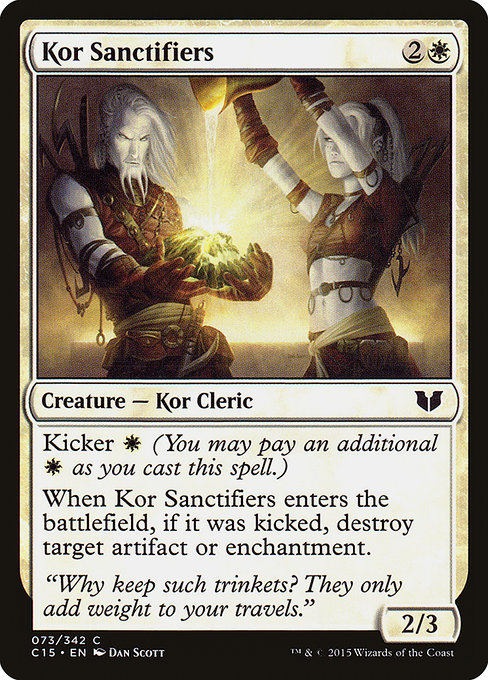 Kor Sanctifiers (Commander 2015 #73)